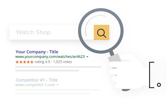 how to get stars in google search results reviews.io